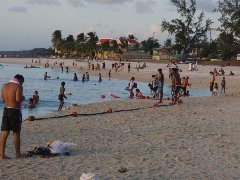 Public Beach on Sunday